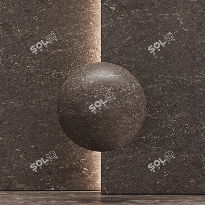 Marble Stone No62 with High-detail Textures 3D model image 3