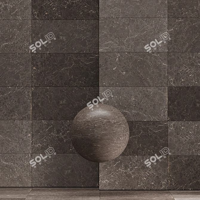 Marble Stone No62 with High-detail Textures 3D model image 4