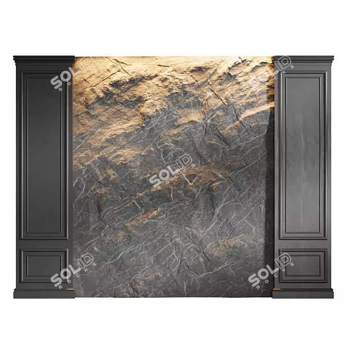 Stone Wall Panels - Decorative Accents 3D model image 2