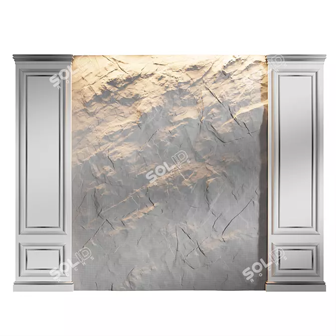 Stone Wall Panels - Decorative Accents 3D model image 3