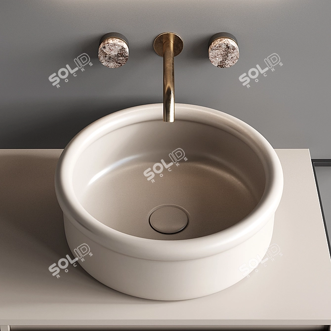 Relax Vanity Set with Brera 3D model image 3