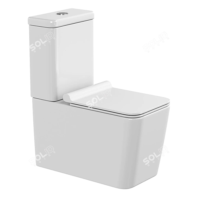 AQUAme AQM1003 Compact Toilet 3D model image 1