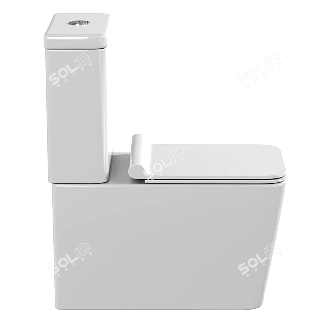 AQUAme AQM1003 Compact Toilet 3D model image 2