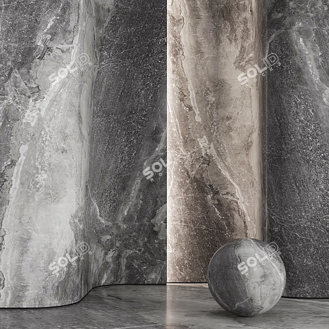 High Detail Marble Stone Texture 3D model image 2