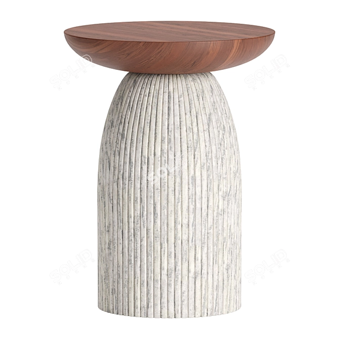 Modern Odin Side Table - Corona Render 3D model image 2