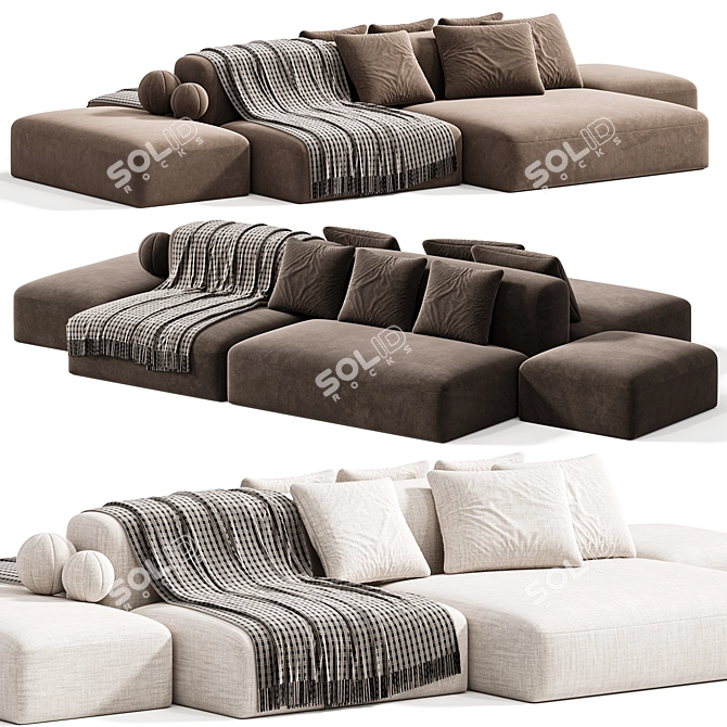 Cozy Island Sofa 2015	Model 3D model image 2