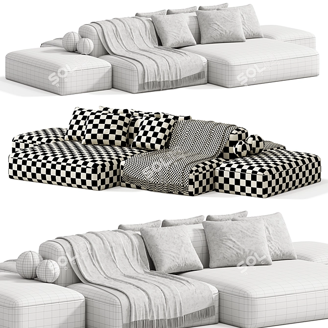 Cozy Island Sofa 2015	Model 3D model image 6