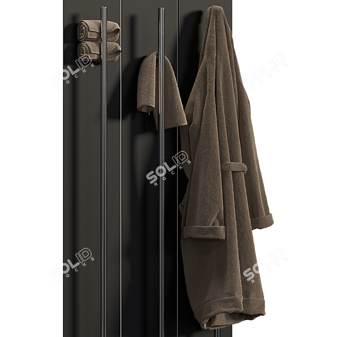 Versatile Towel Warmer Set 3D model image 5