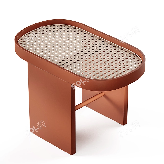 Copper Piani Side Table by Patricia Urquiola 3D model image 5