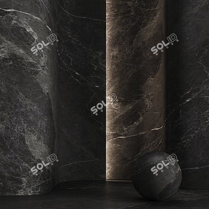 High Detail Marble Stone Texture 3D model image 2