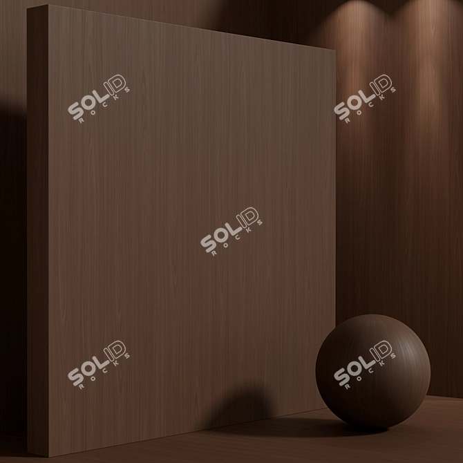 Exotic Wood Seamless Texture Set 3D model image 4