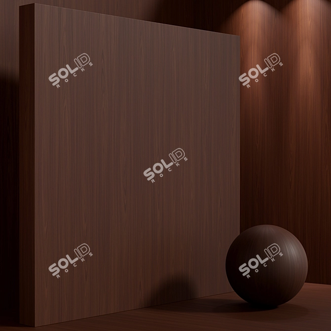 Exotic Wood Seamless Texture Set 3D model image 6