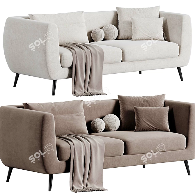 Luxy Sea Shell Sofa, 2015 3D model image 1