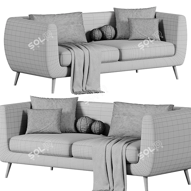 Luxy Sea Shell Sofa, 2015 3D model image 4