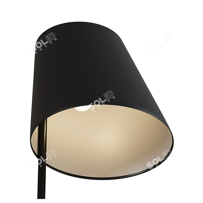 Sleek Modern Floor Lamp 3D model image 3