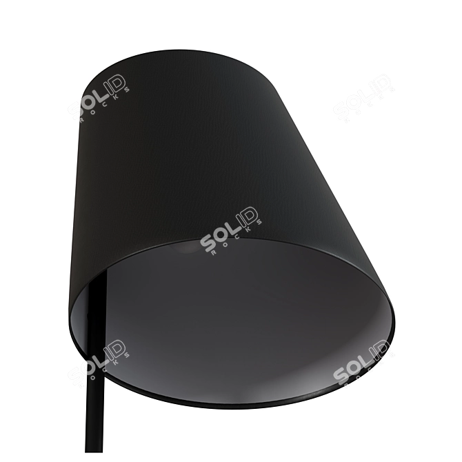 Sleek Modern Floor Lamp 3D model image 4