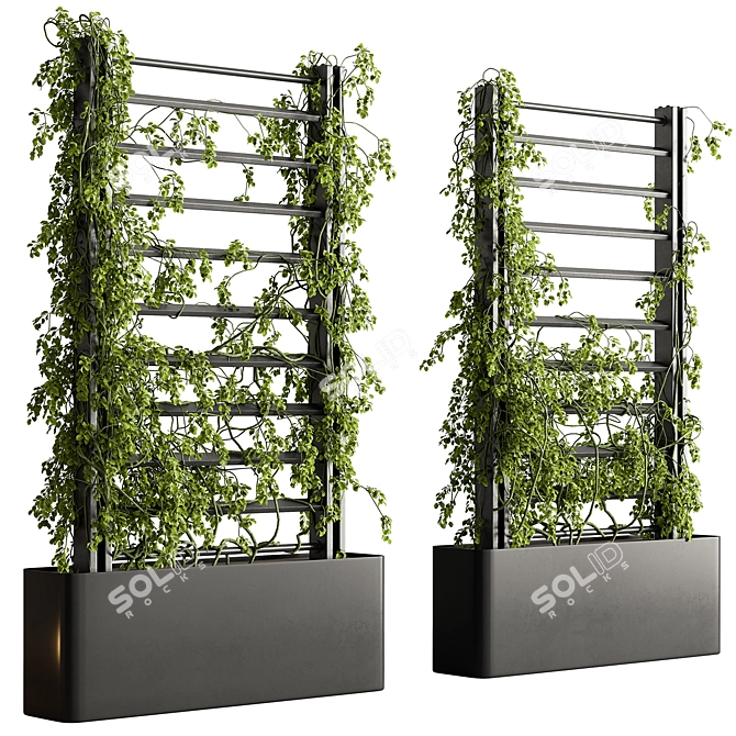 Green Oasis Vertical Garden - Set 106 3D model image 1