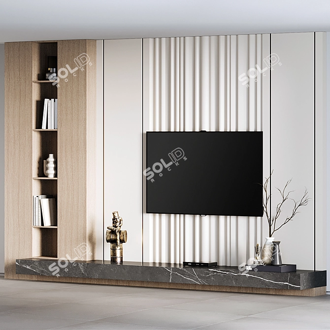 Corona 9 TV Wall 52 3D model image 2