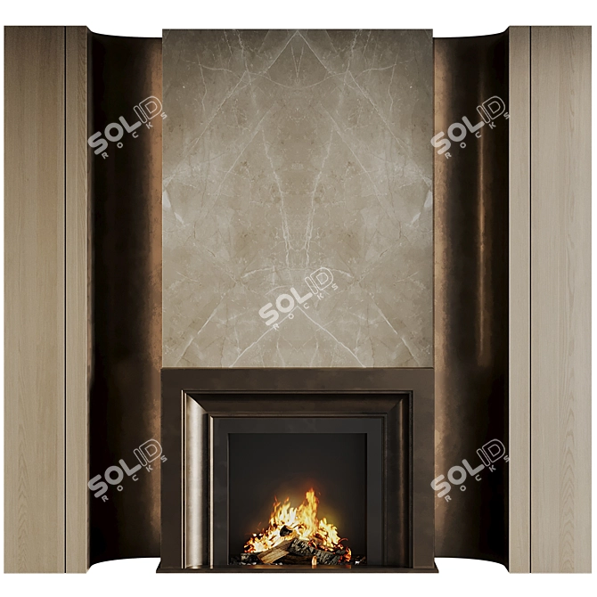 Legacy Fireplace 27 Corona Version 3D model image 1