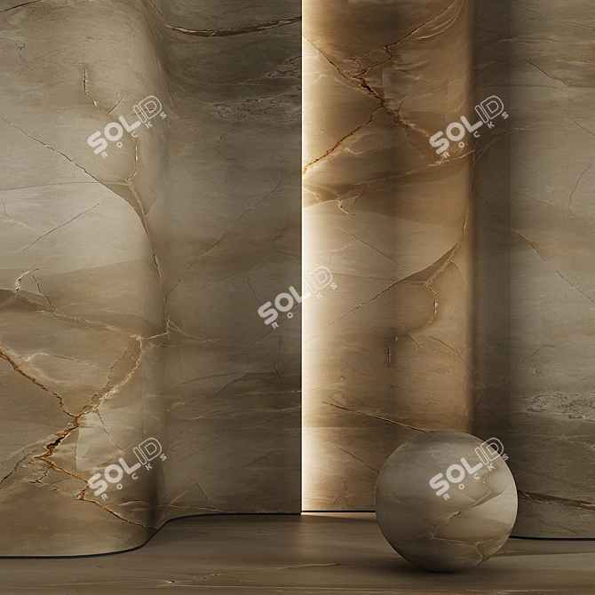 Luxury Marble Stone Texture Pack 3D model image 2