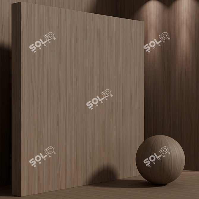 Cherry Seamless Wood Material Set 3D model image 4