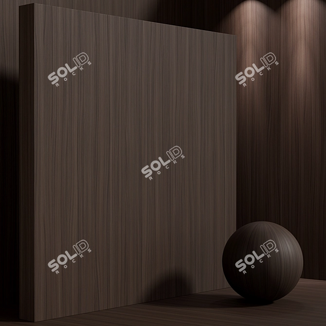 Cherry Seamless Wood Material Set 3D model image 6