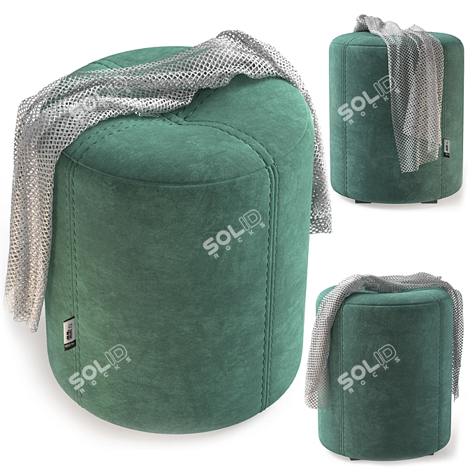 Plush Ottoman Collection by Divan.ru 3D model image 12