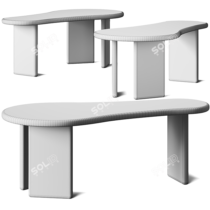 Gustaf Westman Desk II 3D Model 3D model image 5