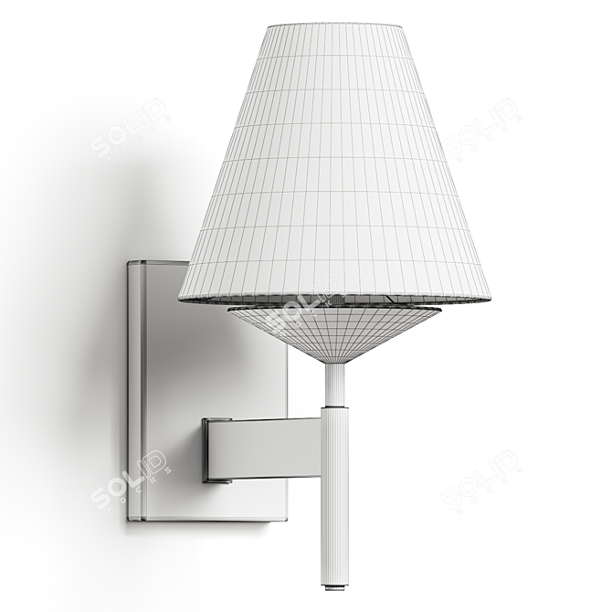 Modern Sconce Wall Lamp, 3D Files 3D model image 2