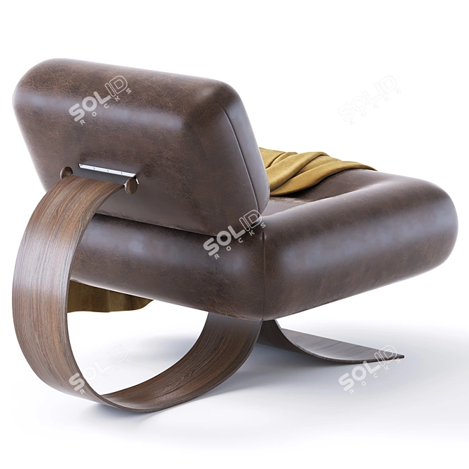 2016 Style High Armchair, Corona Render 3D model image 2