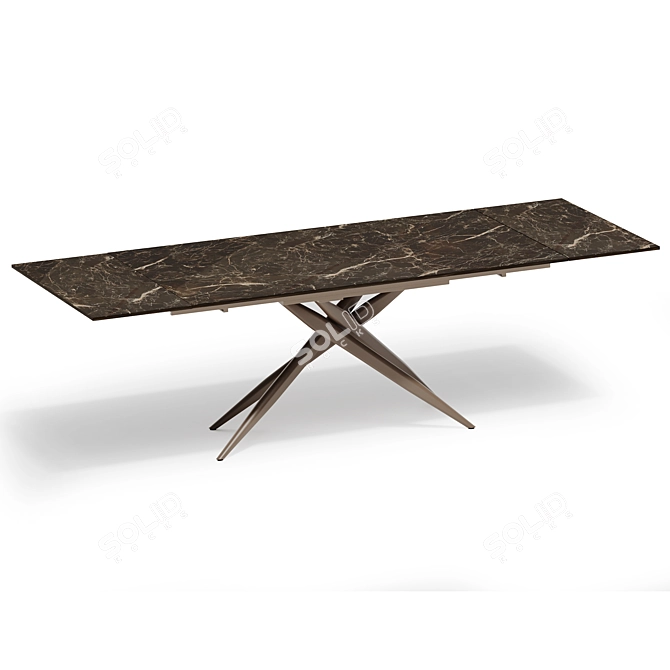 Festa Ceramic Folding Table 3D model image 1
