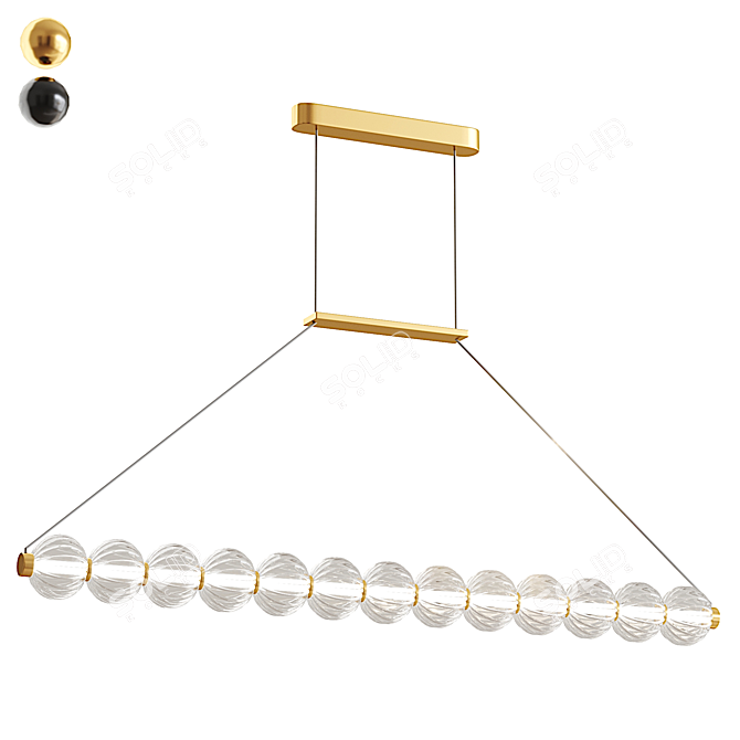 Elegant Maytoni Pendant Light 3D model image 2