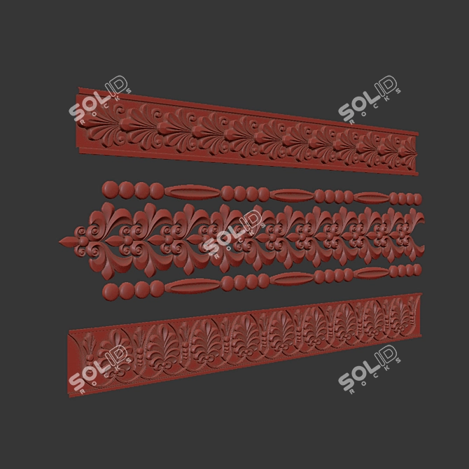 Luxury 3D Ornament Pack 23 3D model image 6