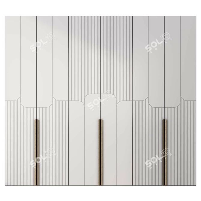 Russian Amadeo Wardrobe by Shkafulkin 3D model image 1