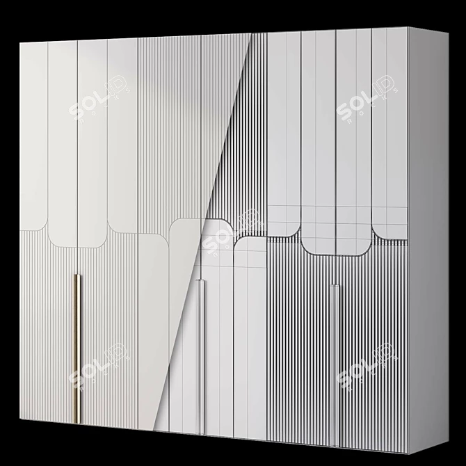 Russian Amadeo Wardrobe by Shkafulkin 3D model image 4