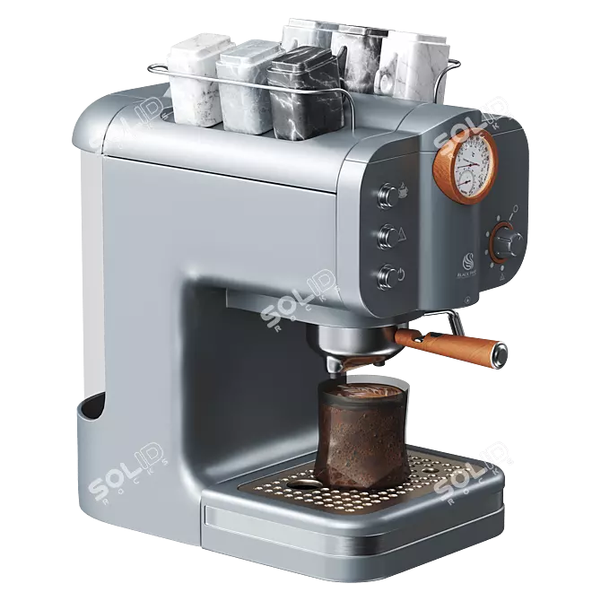 Modern Coffee Maker Swan Appliance 3D model image 2