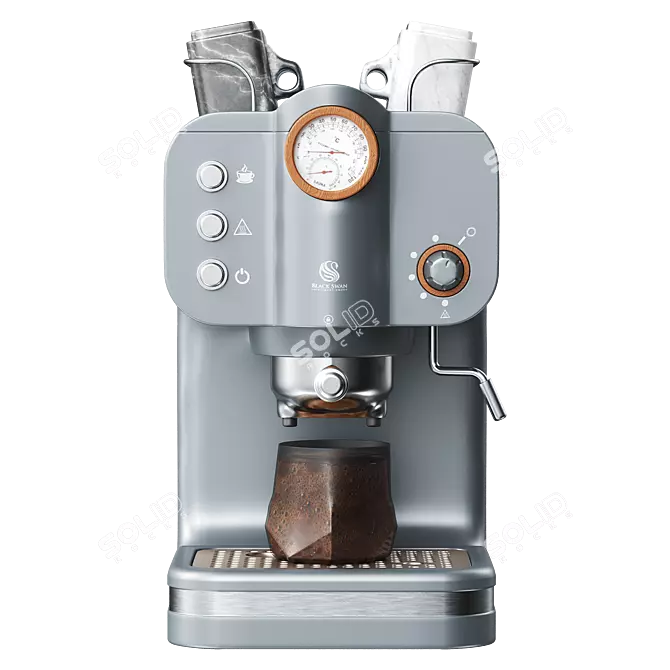 Modern Coffee Maker Swan Appliance 3D model image 3