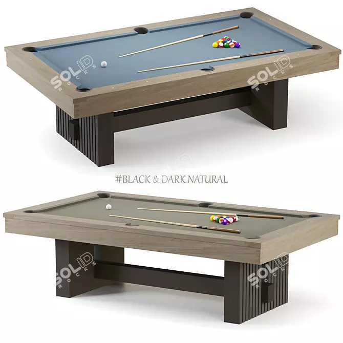 Luxury Vancouver Pool Table Collection 3D model image 12