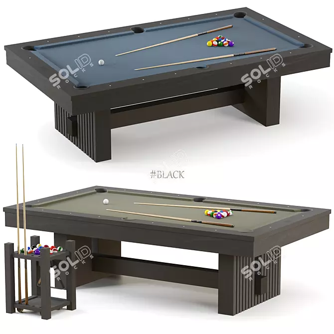 Luxury Vancouver Pool Table Collection 3D model image 14