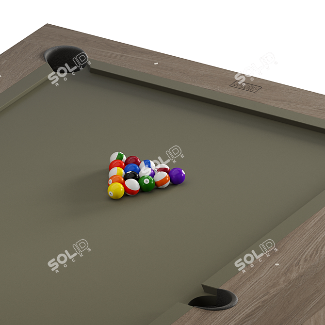 Luxury Vancouver Pool Table Collection 3D model image 15