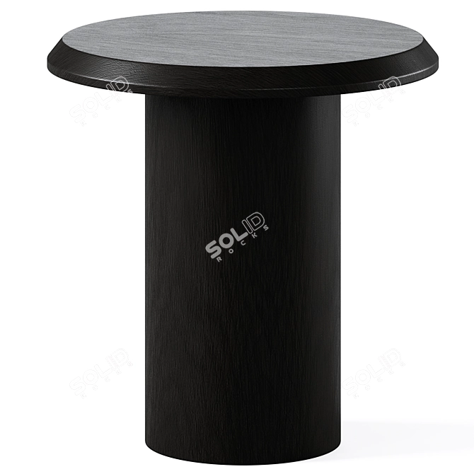 Modern Round Coffee Side Tables 3D model image 3