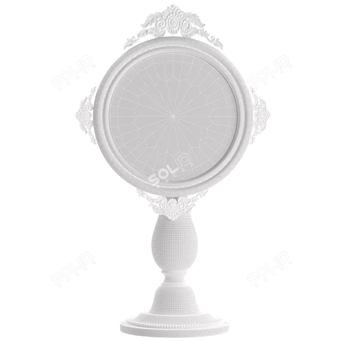 Elegant Model Table Clock 41 3D model image 3