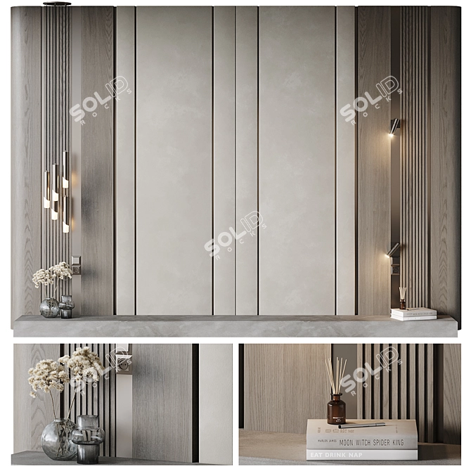 Corona Legacy Wall Panel 05 3D model image 3