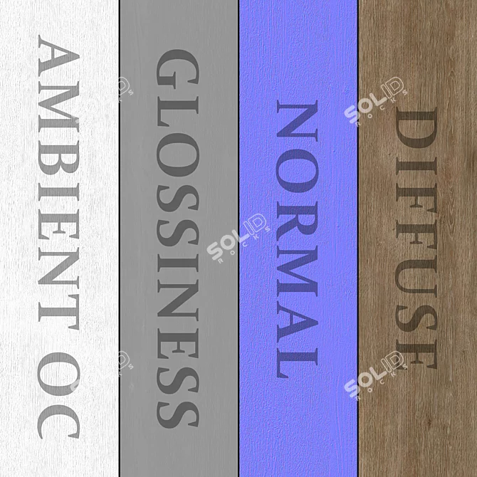 4K Wood PBR Materials Bundle 3D model image 6