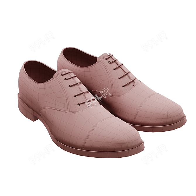 Men's Footwear: Stylish and Comfortable 3D model image 6