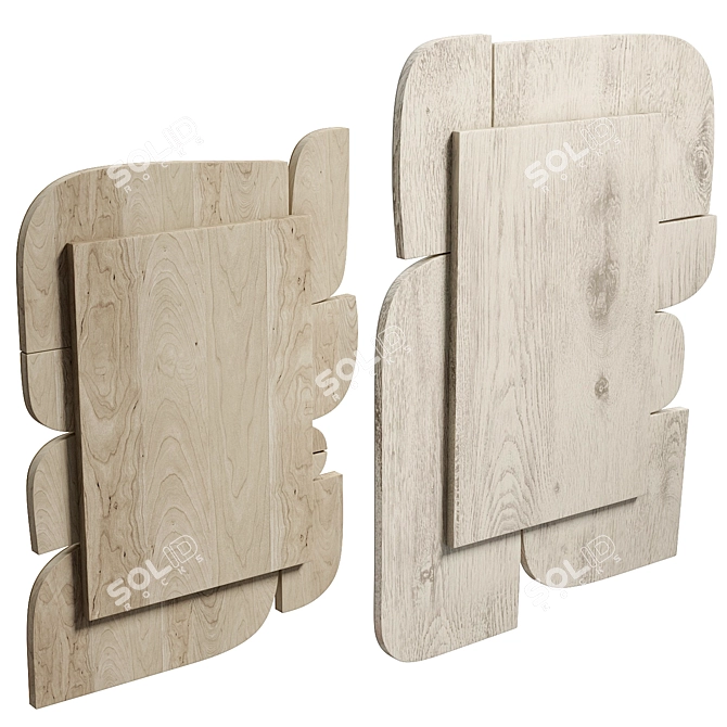 Eclipse Collection Abstract Art Prints 3D model image 3