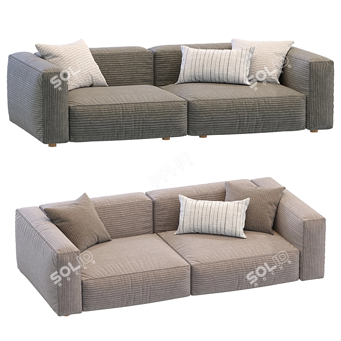 Modern Bolia Cosima Sofa 3D 3D model image 2