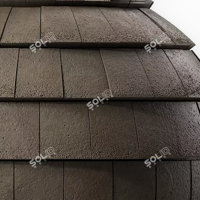 Concrete Roofing Materials Pack 3D model image 3