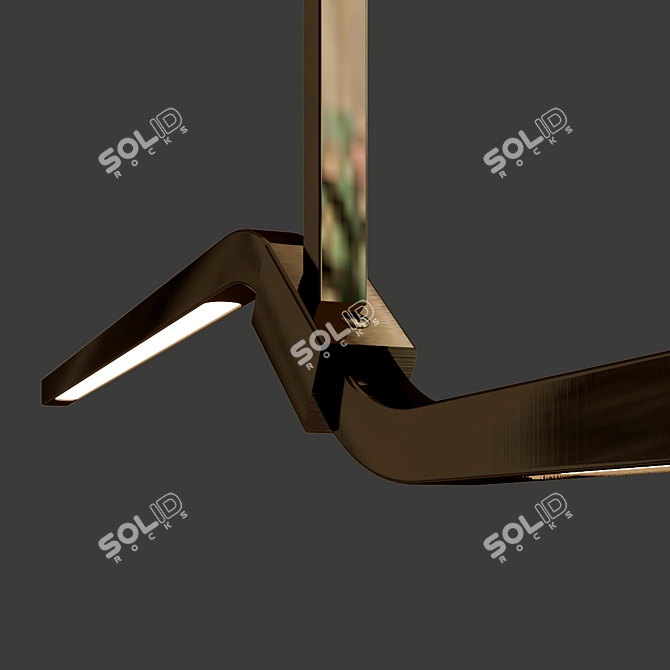 Balancing Branch Pendant Lighting 3D model image 3