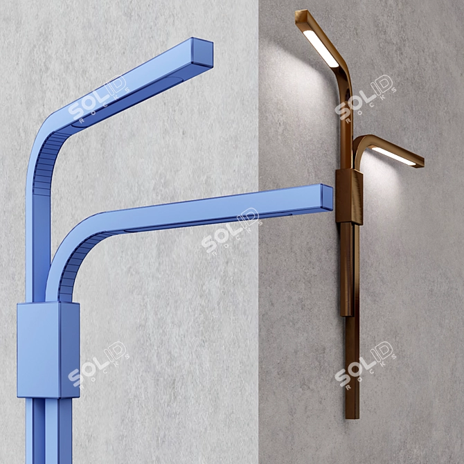 Stunning Branch Sconce: Modern Elegance 3D model image 3